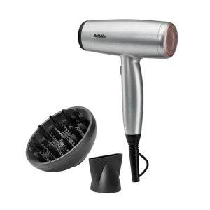Uscător de păr BaByliss D580DE, 2100W, Argintiu Uscător de păr BaByliss D580DE, 2100W, Argintiu