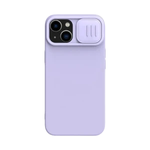 Чехол Nillkin iPhone 14 Plus, CamShield Silky Silicone, Фиолетовый Чехол Nillkin iPhone 14 Plus, CamShield Silky Silicone, Фиолетовый