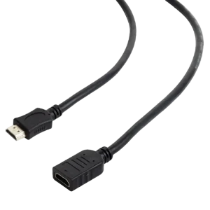 Cablu Video Cablexpert CC-HDMI4X-6, HDMI (M) - HDMI (F), 1,8m, Negru Cablu Video Cablexpert CC-HDMI4X-6, HDMI (M) - HDMI (F), 1,8m, Negru