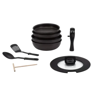 Набор посуды Polaris EasyKeep-9D, Коричневый Набор посуды Polaris EasyKeep-9D, Коричневый
