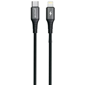 Cablu Type-C (8-pin), Proove WireX 27W (1m), Black Cablu Type-C (8-pin), Proove WireX 27W (1m), Black