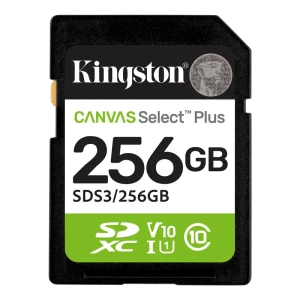 Карта памяти Kingston Canvas Select Plus, 256Гб (SDS3/256GB) Карта памяти Kingston Canvas Select Plus, 256Гб (SDS3/256GB)