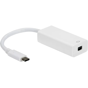 Adaptor Video APC Electronic APC-631007, Type-C - , 0,1m, Alb Adaptor Video APC Electronic APC-631007, Type-C - , 0,1m, Alb