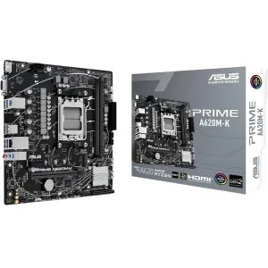 Placă de bază ASUS PRIME A620M-K, AM5, AMD A620, Micro-ATX Placă de bază ASUS PRIME A620M-K, AM5, AMD A620, Micro-ATX