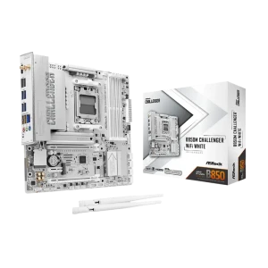 Материнская плата ASRock B850M CHALLENGER WIFI WHITE, AMD B850, Micro-ATX Материнская плата ASRock B850M CHALLENGER WIFI WHITE, AMD B850, Micro-ATX