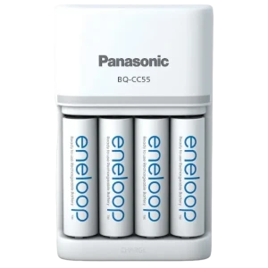 Încărcător Acumulatori Panasonic K-KJ55MCD40E, Alb Încărcător Acumulatori Panasonic K-KJ55MCD40E, Alb