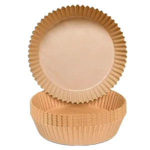 Hârtia de copt Papro Round Air Fryer Paper, Bej