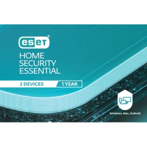 ESET Home Security ESSENTIAL 1 year. For protection 2 objects. ESET Home Security ESSENTIAL 1 year. For protection 2 objects.
