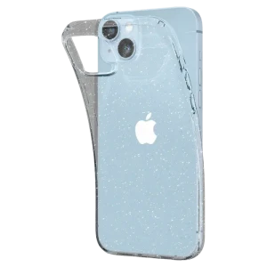 Чехол Spigen iPhone 14 Plus Liquid Crystal Glitter, Прозрачный Чехол Spigen iPhone 14 Plus Liquid Crystal Glitter, Прозрачный