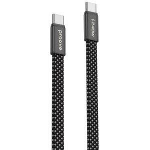 Cablu Type-C (Type-C), Proove Airline Line 240W (1.5m),Black Cablu Type-C (Type-C), Proove Airline Line 240W (1.5m),Black