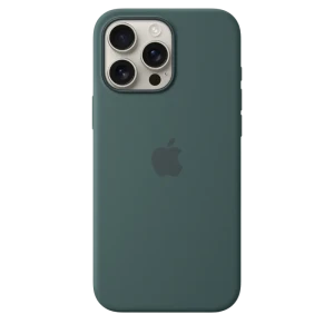 Чехол Apple iPhone 16 Pro Max Silicone Case with MagSafe, Lake Green Чехол Apple iPhone 16 Pro Max Silicone Case with MagSafe, Lake Green
