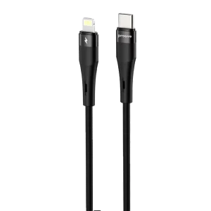 Cablu Type-C (8-pin), Proove Silicone Plus 27W (1m),Black Cablu Type-C (8-pin), Proove Silicone Plus 27W (1m),Black