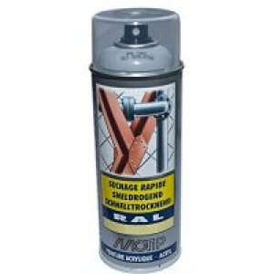 Spray lucios gri grafit MOTIP Ral 7024 400ml. Spray lucios gri grafit MOTIP Ral 7024 400ml.