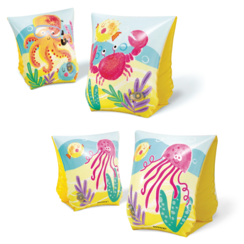INTEX Aripioare de înot gonflabile „Prieteni tropicali” 23х15 cm, 3-6 ani INTEX Aripioare de înot gonflabile „Prieteni tropicali” 23х15 cm, 3-6 ani