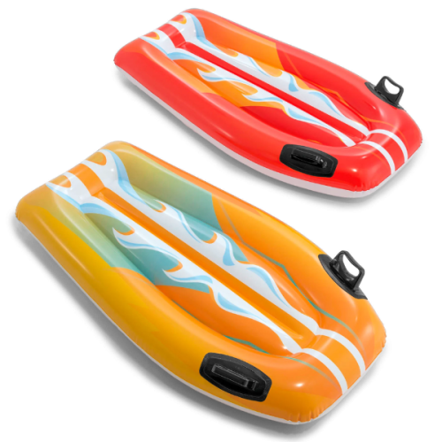INTEX Saltea de înot gonflabilă cu mânere 112х62 cm, până la 40 kg, 6+, 2 culori INTEX Saltea de înot gonflabilă cu mânere 112х62 cm, până la 40 kg, 6+, 2 culori