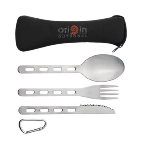 Set tacâmuri Origin Outdoors Cutleryset Biwak Backcountry Set tacâmuri Origin Outdoors Cutleryset Biwak Backcountry