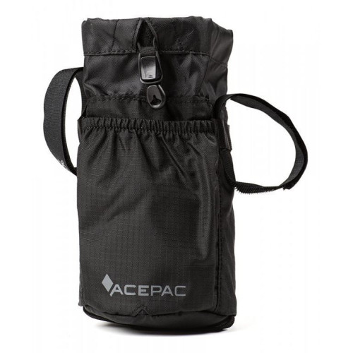 Велосумка под флягу Acepac Fat Bottle Bag MKIII Black Велосумка под флягу Acepac Fat Bottle Bag MKIII Black