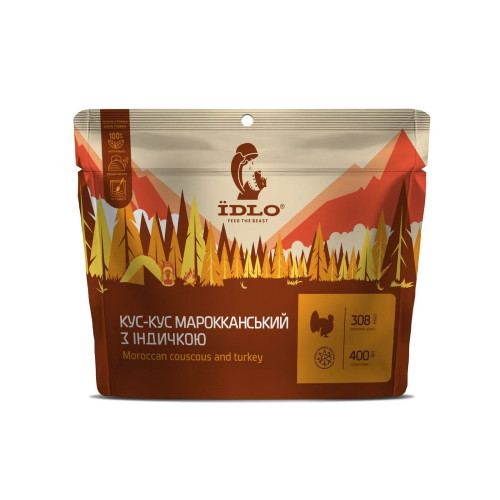 Mâncare de munte IDLO Cus Cus de Marokko cu carne de curcan Mâncare de munte IDLO Cus Cus de Marokko cu carne de curcan