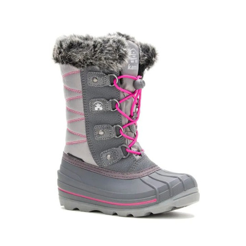 Ботинки Kamik Frosty Lake grey pink (Размер обуви: 32) Ботинки Kamik Frosty Lake grey pink (Размер обуви: 32)