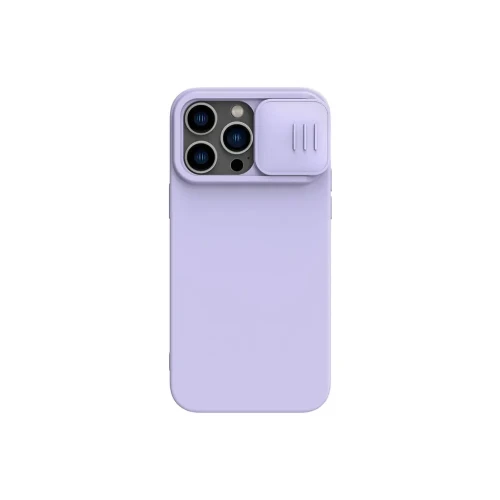 Husă Nillkin iPhone 14 Pro, CamShield Silky Silicone, Violet Husă Nillkin iPhone 14 Pro, CamShield Silky Silicone, Violet