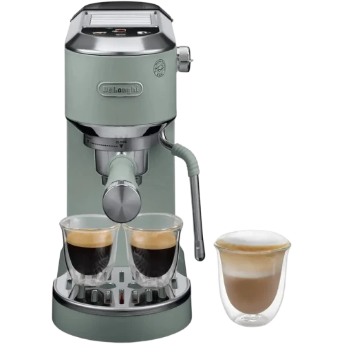 Cafetiera manuala DeLonghi EC890GR, 1450W, Verde Cafetiera manuala DeLonghi EC890GR, 1450W, Verde