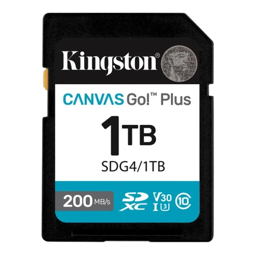 Карта памяти Kingston Canvas Go! Plus, 1024Гб (SDG4/1TB) Карта памяти Kingston Canvas Go! Plus, 1024Гб (SDG4/1TB)