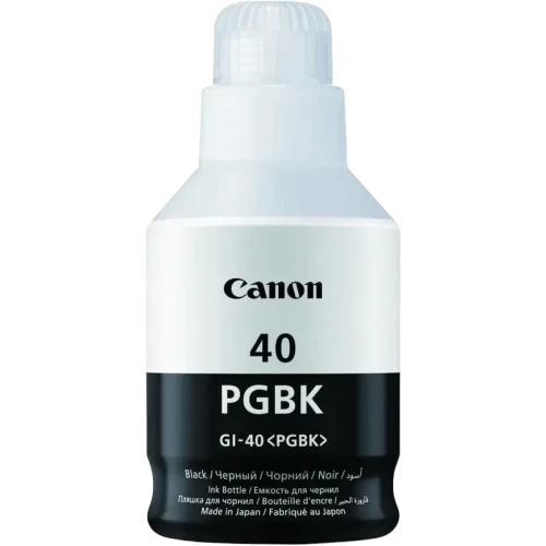 Контейнер с чернилами Canon GI-40, 170мл, Черный Контейнер с чернилами Canon GI-40, 170мл, Черный