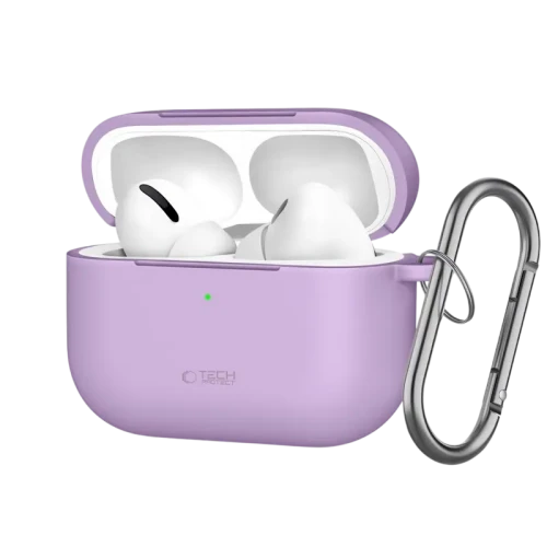 Husă pentru Airpods Tech Protect Hook Apple Airpods Pro 3, Lavandă Husă pentru Airpods Tech Protect Hook Apple Airpods Pro 3, Lavandă