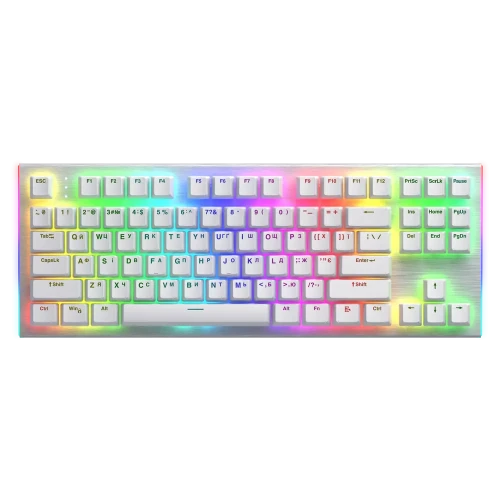 Tastatură HATOR Gravity X TKL, Cu fir, Alb Tastatură HATOR Gravity X TKL, Cu fir, Alb