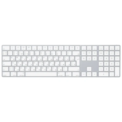 Клавиатура Apple MXCJ3RS/A, Беспроводное, Серебристый | Белый Клавиатура Apple MXCJ3RS/A, Беспроводное, Серебристый | Белый