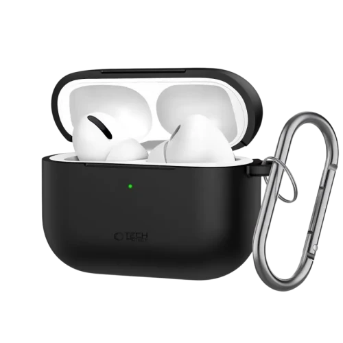 Husă pentru Airpods Tech Protect Hook Apple Airpods Pro 3, Negru Husă pentru Airpods Tech Protect Hook Apple Airpods Pro 3, Negru