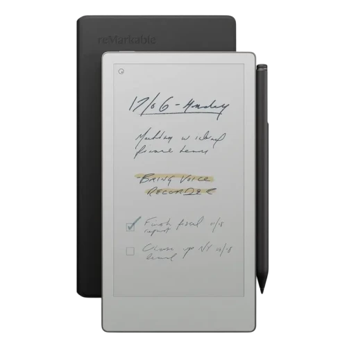 reMarkable Paper Pro Move 7.3" Bundle 2/64GB with Marker Plus Book Folio Cover, Leather Black reMarkable Paper Pro Move 7.3" Bundle 2/64GB with Marker Plus Book Folio Cover, Leather Black