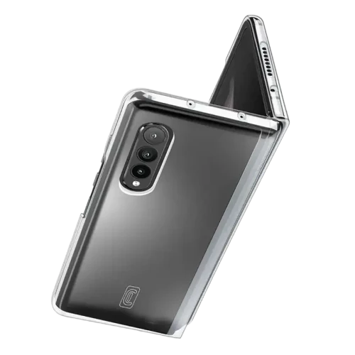 Чехол Cellularline Clear Case - Gal. Z Flip 4, Прозрачный Чехол Cellularline Clear Case - Gal. Z Flip 4, Прозрачный