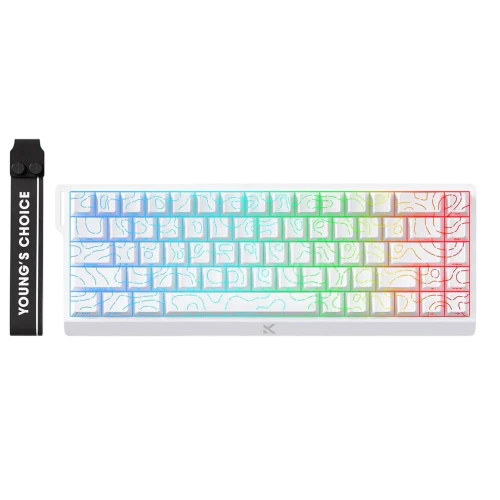 Клавиатура MCHOSE Ace 68 E-Sport, Проводное, White Topographic Клавиатура MCHOSE Ace 68 E-Sport, Проводное, White Topographic