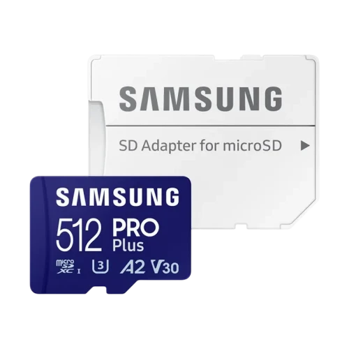 Карта памяти Samsung PRO Plus MicroSD, 512Гб (MB-MD512SA/KR) Карта памяти Samsung PRO Plus MicroSD, 512Гб (MB-MD512SA/KR)