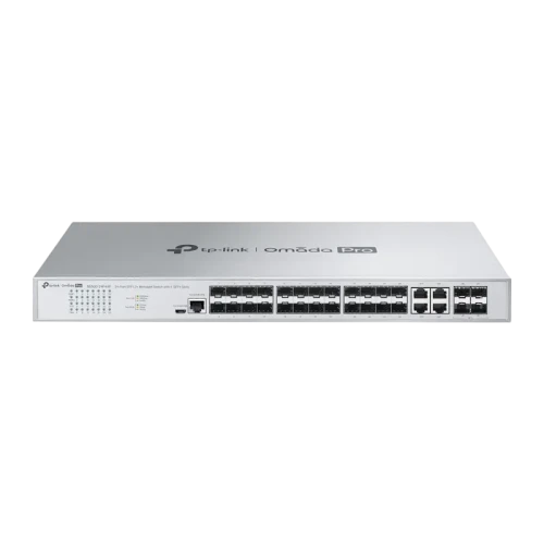 24-port 10/100/1000Mbps Switch TP-LINK Omada Pro"S5500-24F4XF",4x10G SFP+, 4xSFP/RJ45 Combo, Dual PS 24-port 10/100/1000Mbps Switch TP-LINK Omada Pro"S5500-24F4XF",4x10G SFP+, 4xSFP/RJ45 Combo, Dual PS