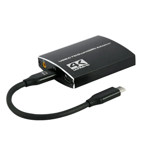 Cablu Video Cablexpert A-CM-HDMIF2-01, USB 3.1 Type-C (F) - 2 x HDMI (F), 0.15 m, Negru Cablu Video Cablexpert A-CM-HDMIF2-01, USB 3.1 Type-C (F) - 2 x HDMI (F), 0.15 m, Negru