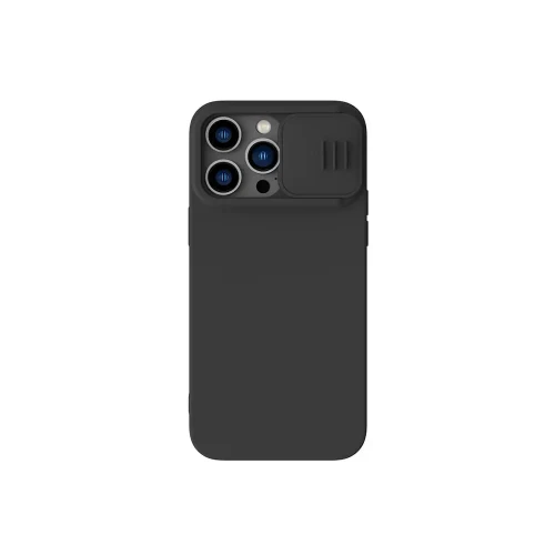 Чехол Nillkin iPhone 14 Pro, CamShield Silky Silicone, Чёрный Чехол Nillkin iPhone 14 Pro, CamShield Silky Silicone, Чёрный