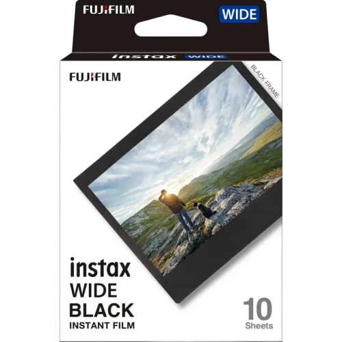 Fujifilm Instax Wide Film (10 sheets), Black Frame Fujifilm Instax Wide Film (10 sheets), Black Frame