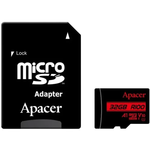 Card de Memorie Apacer microSDHC UHS-I U1 Class 10, 32GB Card de Memorie Apacer microSDHC UHS-I U1 Class 10, 32GB