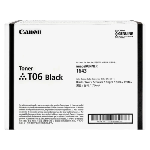 Toner Canon T06, Negru Toner Canon T06, Negru