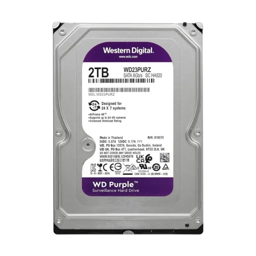 Unitate HDD Western Digital WD Purple, 3.5", 2 TB Unitate HDD Western Digital WD Purple, 3.5", 2 TB