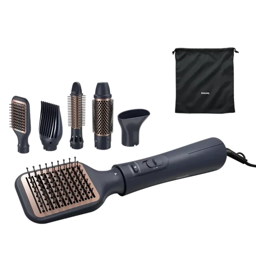 Uscător de păr-perie Philips BHA530/00, 1000W, Negru Uscător de păr-perie Philips BHA530/00, 1000W, Negru