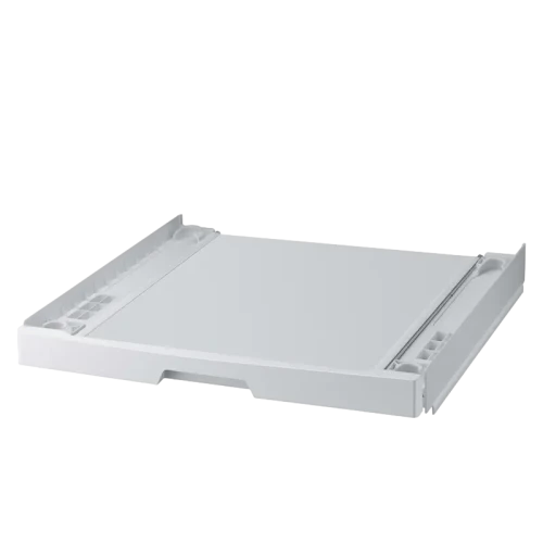 Kit cu raft extensibil pentru instalarea uscătoarelor și mașinilor de spălat Samsung SKK-UDW, Alb Kit cu raft extensibil pentru instalarea uscătoarelor și mașinilor de spălat Samsung SKK-UDW, Alb