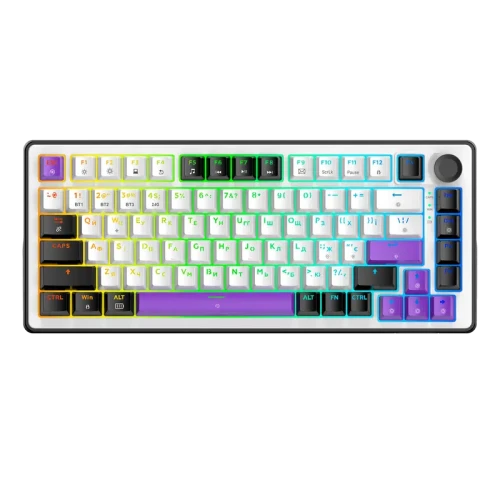 Клавиатура HATOR Hellyberry HK75 Wireless, Проводное / беспроводное, Белый Клавиатура HATOR Hellyberry HK75 Wireless, Проводное / беспроводное, Белый