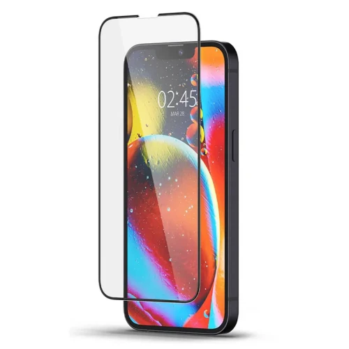 Sticlă de protecție Spigen iPhone 14 Plus, Glass FC, Negru Sticlă de protecție Spigen iPhone 14 Plus, Glass FC, Negru