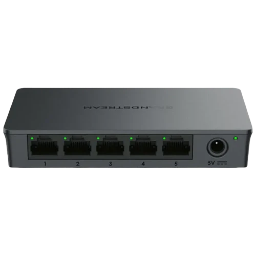Switch de rețea Grandstream GWN7700, 5x 10/100/1000 Mbps Switch de rețea Grandstream GWN7700, 5x 10/100/1000 Mbps
