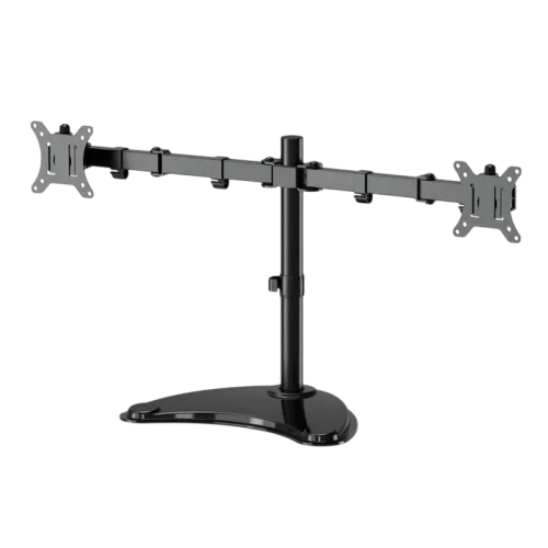 Suport birou pentru monitoare Gembird MS-D2ST-02, Negru Suport birou pentru monitoare Gembird MS-D2ST-02, Negru