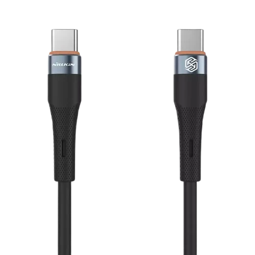 Зарядный кабель Nillkin Type-C to Type-C Cable, Flowspeed, USB Type-C/USB Type-C, 1,2м, Чёрный Зарядный кабель Nillkin Type-C to Type-C Cable, Flowspeed, USB Type-C/USB Type-C, 1,2м, Чёрный