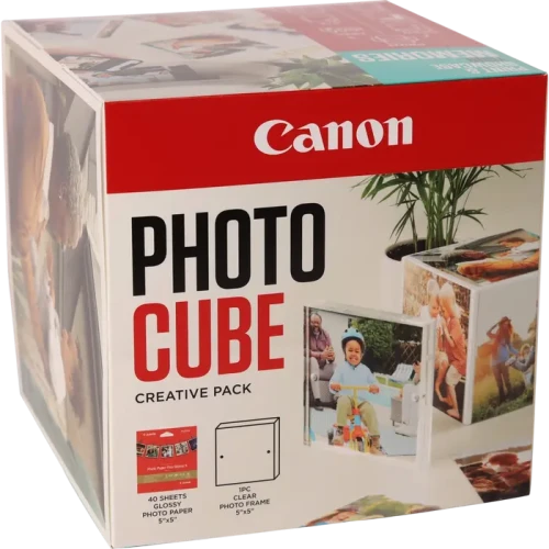 Hârtie fotografică Canon PP-201, 5X5", Photo Cube, 13x13 cm Hârtie fotografică Canon PP-201, 5X5", Photo Cube, 13x13 cm